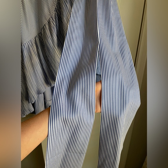 Mare Striped Wrap Skirt - Picture 6 of 11